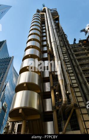 Lloyds-Gebäude in London Stockfoto