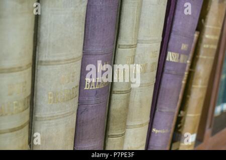 Biblioteca de Cultura Artesana, Centre Cultural la Misericòrdia, Palma de Mallorca, Mallorca, Balearen, Spanien. Stockfoto