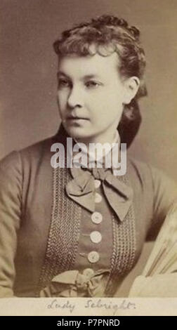 Englisch: Georgina Muir Mackenzie später Lady Sebright - Georgina Muir Mackenzie (1833-1874) war ein britischer Balkan Sympathisant, Schriftstellerin und Reisende. 2. Januar 1870 171 Georgina Muir Mackenzie später Lady Sebright Stockfoto