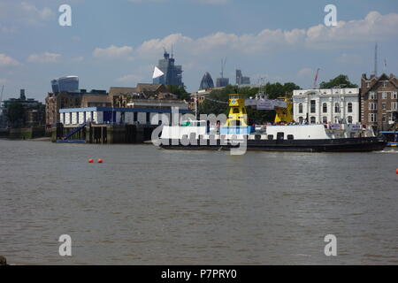 Themse, London, UK Stockfoto