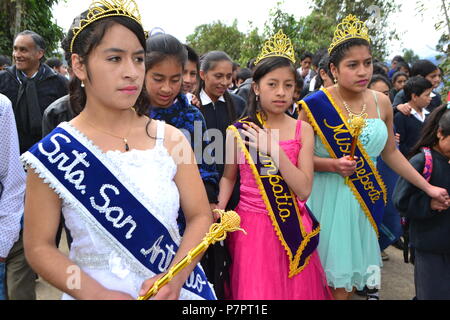 Herrschaft - Fiestas de San Antonio de Padua in SAN ANTONIO Las Huaringas' - HUANCABAMBA.. Abteilung von Piura. PERU Stockfoto