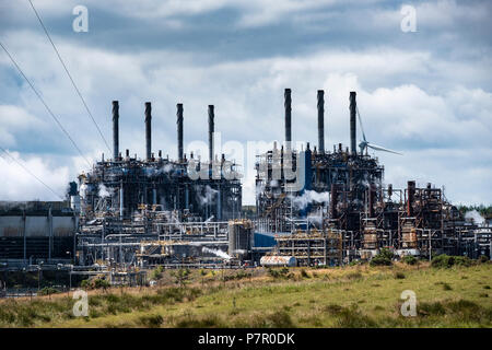 Mossmorran petrochemische Anlage in Fife, Schottland, Großbritannien Stockfoto