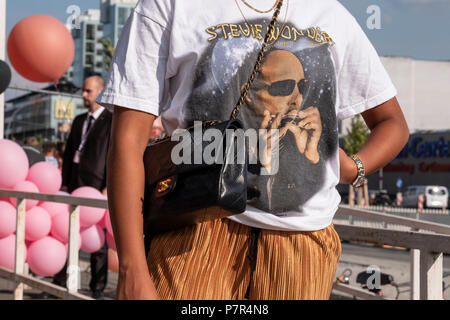Berlin, Deutschland. 05. Juli 2018. Fashion Street in Berlin Fashion Week Credit: Beata Siewicz/Pacific Press/Alamy leben Nachrichten Stockfoto