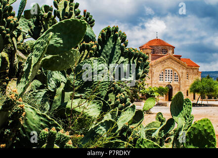 Die heilige Kirche von Agios Georgios in Ayia Thekla Stockfoto