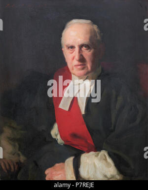 Englisch: Charles Russell, Baron Russell von Killowen Öl auf Leinwand 87,5 x 72 cm signiert l.: John S Sargent 1899. 1899 89 Charles Russell, Baron Russell von Killowen, von John Singer Sargent Stockfoto