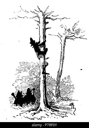 . Le avventure di Pinocchio. Italiano: "Le avventure di Pinocchio, Storia di un burattino", Carlo Collodi, Bemporad & figlio, Firenze 1892 (Illustrazioni di Enrico Mazzanti). N/A94 Collodi - Le avventure di Pinocchio, Bemporad, 1892 (Seite 67) Stockfoto