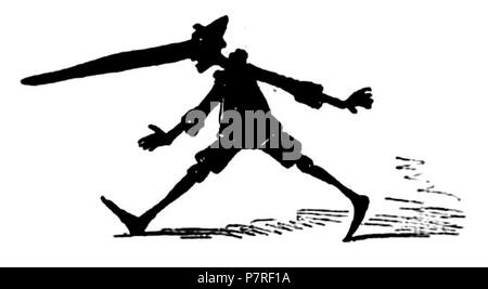 . Le avventure di Pinocchio. Italiano: "Le avventure di Pinocchio, Storia di un burattino", Carlo Collodi, Bemporad & figlio, Firenze 1892 (Illustrazioni di Enrico Mazzanti). N/A94 Collodi - Le avventure di Pinocchio, Bemporad, 1892 (Seite 86) Stockfoto