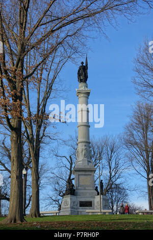 Englisch: Soldaten und Matrosen Denkmal - Boston, Massachusetts, USA. 20 Dezember 2015, 15:53:13 350 Soldaten und Matrosen Denkmal - Boston, MA - DSC 04238 Stockfoto