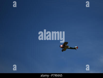 Nieuport 28, LX-NIE, Centenary Air Show; Musée de la Grande Guerre, WWI, Meaux, Seine-et-Marne, Ile-de-France, Frankreich, Europa Stockfoto