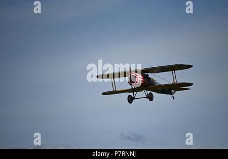 Nieuport 28, LX-NIE, Centenary Air Show; Musée de la Grande Guerre, WWI, Meaux, Seine-et-Marne, Ile-de-France, Frankreich, Europa Stockfoto