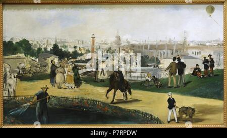 Edouard Manet (1832-1883). Französische Maler. Blick auf die Exposition Universelle 1867, 1867. National Gallery. Oslo. Norwegen. Stockfoto