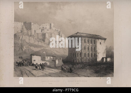 3 1850, España artística y monumental, Vistas y Descripción de los Sitios y monumentos más Honoratioren de España, Vol 3, Basílica de Santa Leocadia de Toledo Stockfoto