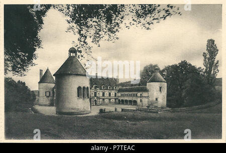 91 Château de Bussy-Rabutin-FR-21-Vers 1935 - CPA-03 Stockfoto