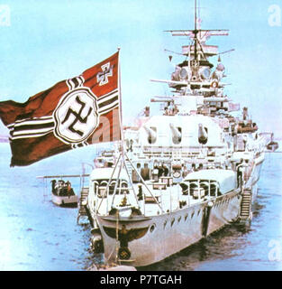 Englisch: "Admiral Graf Spee" am Spithead Naval Review vertreten Deutschland bei der Krönung von König George VI. Mai 1937 1 "Admiral Graf Spee" am Spithead Naval Review Stockfoto