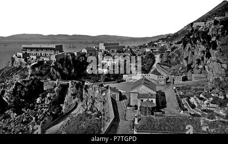 Englisch: Europa Pass - Fotografien von George Washington Wilson (der 1893 starb) Orte in Gibraltar. 23 November 2012, 13:02:09 3 1879 s-G. Washington Wilson-Europa Pass Stockfoto