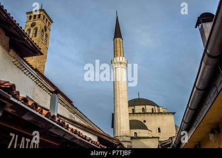 Die Gazi-husrev-Moschee in Sarajewo, Bosnien und Herzegowina beg Stockfoto