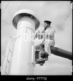 75 CH-NB - Nordatlantik - Schiffsüberfahrt - Annemarie Schwarzenbach - SLA-Schwarzenbach-A SSL-100-023 Stockfoto