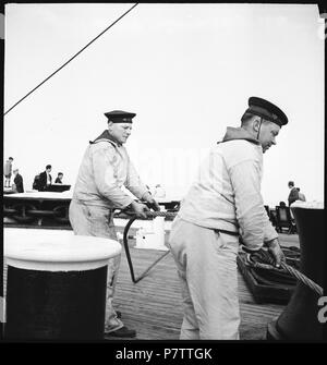 75 CH-NB - Nordatlantik - Schiffsüberfahrt - Annemarie Schwarzenbach - SLA-Schwarzenbach-A SSL-100-024 Stockfoto