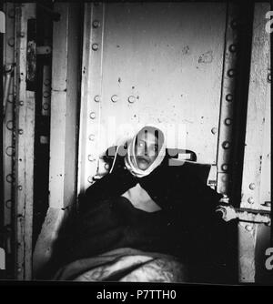 75 CH-NB - Nordatlantik - Schiffsüberfahrt - Annemarie Schwarzenbach - SLA-Schwarzenbach-A SSL-100-035 Stockfoto