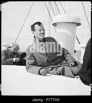 75 CH-NB - Nordatlantik - Schiffsüberfahrt - Annemarie Schwarzenbach - SLA-Schwarzenbach-A SSL-100-043 Stockfoto