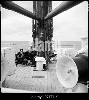 75 CH-NB - Nordatlantik - Schiffsüberfahrt - Annemarie Schwarzenbach - SLA-Schwarzenbach-A SSL-100-051 Stockfoto