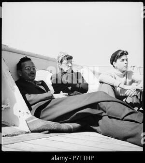 75 CH-NB - Nordatlantik - Schiffsüberfahrt - Annemarie Schwarzenbach - SLA-Schwarzenbach-A SSL-100 -045 Stockfoto