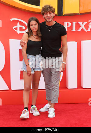 London, Großbritannien. 08 Juli, 2018. Eyal Booker besucht die UK-Premiere von "Incredibles 2' am BFI Southbank Credit: Mario Mitsis/Alamy Leben Nachrichten gehalten Stockfoto