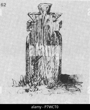 : 62. -, . , L. 10-15. ,. . : 56 x 14,5 x1,5. 10.VII.1916. (4. 101.). 10. Juli 1916 208 Ivan Enchev-Vidyu bulgarischen Kreuze 62 Stockfoto