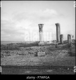 71 CH-NB-Französisch-Marokko, Volubilis - Ruinen - Annemarie Schwarzenbach - SLA-Schwarzenbach-A -5-26-166 Stockfoto