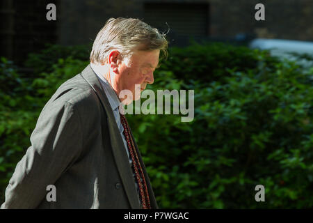 Tory Brexit Rebellen Anna Soubry, Ken Clarke und Antoinette Sandbach in Downing Street 10 Mit: Kenneth Clarke Wo: London, England, Großbritannien Wann: 06 Jun 2018 Credit: Wheatley/WANN Stockfoto