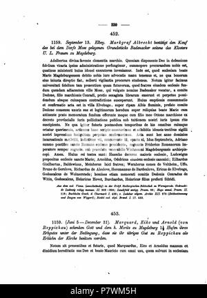 Codex diplomaticus anhaltinus, Band 1-2. 1869 105 DE CDA 1-2 328 Stockfoto