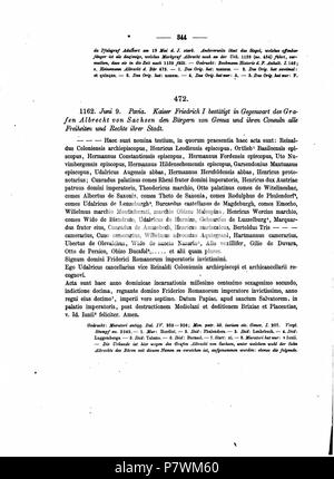 Codex diplomaticus anhaltinus, Band 1-2. 1869 105 DE CDA 1-2 342 Stockfoto