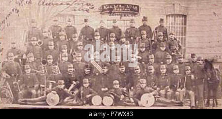 Englisch: Tschechische Militär Band, 1905. 1905 101 tschechischen Militär Band, 1905 Stockfoto
