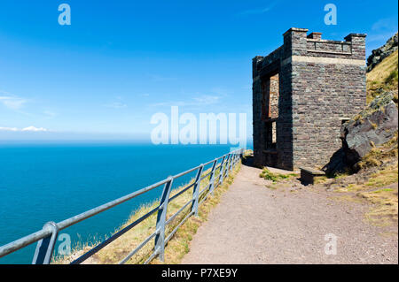 Bossington Strand Porlock Bay, Exmoor Küste, Somerset Stockfoto