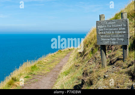 Bossington Strand Porlock Bay, Exmoor Küste, Somerset Stockfoto