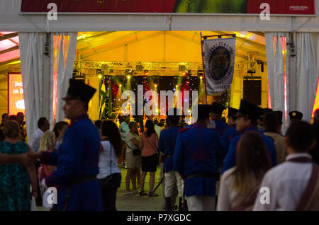 Beer Festival Parade in Karlovac/Kroatien Stockfoto