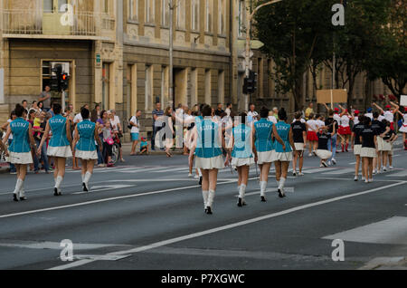 Beer Festival Parade in Karlovac/Kroatien Stockfoto