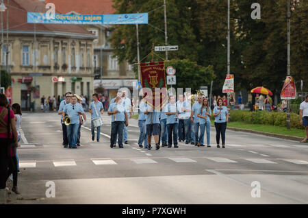 Beer Festival Parade in Karlovac/Kroatien Stockfoto