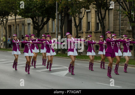 Beer Festival Parade in Karlovac/Kroatien Stockfoto