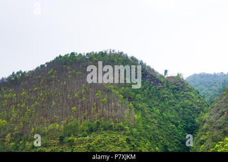 Einem schönen Hügel von Dolalghat, Nepal. Stockfoto