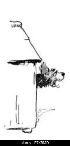 (Nach reusableart Anfrage gelöscht.). Datum unbekannt 158 Heftige kleiner Hund Stockfoto