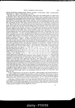 Englisch: Alfred C. Haddon: Berichte der Cambridge anthropologische Expedition nach Torres Straits-Vol 1, Allgemeine Ethnographie Extrakt von Datei: Haddon-Reports des Cambridge anthropologische Expedition nach Torres Straits-Vol 1 Allgemeine Ethnographie - ttu stc001 000031.pdf. 1935 183 Haddon-Reports des Cambridge anthropologische Expedition nach Torres Straits-Vol 1 Allgemeine Ethnographie - ttu stc001 000031 Seite 207 Bild 0001 Stockfoto