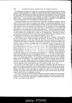 Englisch: Alfred C. Haddon: Berichte der Cambridge anthropologische Expedition nach Torres Straits-Vol 1, Allgemeine Ethnographie Extrakt von Datei: Haddon-Reports des Cambridge anthropologische Expedition nach Torres Straits-Vol 1 Allgemeine Ethnographie - ttu stc001 000031.pdf. 1935 183 Haddon-Reports des Cambridge anthropologische Expedition nach Torres Straits-Vol 1 Allgemeine Ethnographie - ttu stc001 000031 Seite 372 Bild 0001 Stockfoto