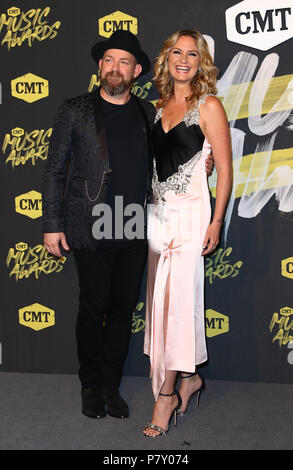 2018 CMT Music Awards Liebe aus dem Bridgestone Arena in Nashville, TN Mit: Sugarland Wo: Nashville, Tennessee, United States Wann: 06 Jun 2018 Credit: Judy Eddy/WENN.com Stockfoto