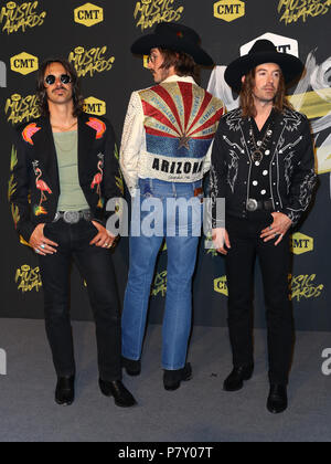 2018 CMT Music Awards Liebe aus dem Bridgestone Arena in Nashville, TN Mit: Midland Wo: Nashville, Tennessee, United States Wann: 06 Jun 2018 Credit: Judy Eddy/WENN.com Stockfoto