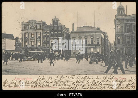 Deutsch: Beschreibung Dam Bad M nstereifel met links Het van het Rokin beginnen en rechts de ingang van de Kalverstraat tussen Zeemanshoop en de Groote Club. Uitgave J.H. Schaefer, Amsterdam Documenttype prentbriefkaart Vervaardiger Schaefer, J.H. (Uitgever) Collectie Collectie Stadsarchief Amsterdam: prentbriefkaarten Datering 1903 Ca. Geografische naam Damm Inventarissen Http://archief.amsterdam/archief/10137/349 Afbeeldingsbestand PBKD 00397000008 Generiert mit Dememorixer. ca. 1903 212 J.H. Schaefer, AFB PBKD 00397000008 Stockfoto