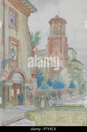 171 Georges Castex Porte de l'ancienne École des beaux-arts Musée des Augustins 496185 Stockfoto