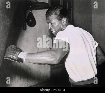 SUGAR RAY ROBINSON. Stockfoto