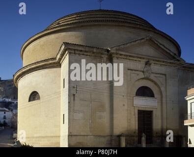 IGLESIA DE LA ENCARNACION NEOCLASICA -1786/1802 - ARQUITECTURA ESPAÑOLA - REINADO DE CARLOS III. Thema: Ventura Rodríguez (1717-1785). Lage: Iglesia de la Encarnación, MONTEFRIO, SPANIEN. Stockfoto