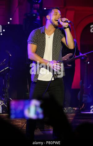 James Morrison, festival Pedralbes, 2016. Stockfoto